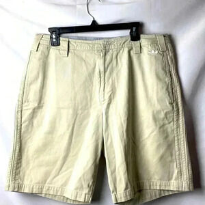 ADIDAS MENS SIZE 34 KHAKI TAN SHORTS GOOD CLEAN CONDITION